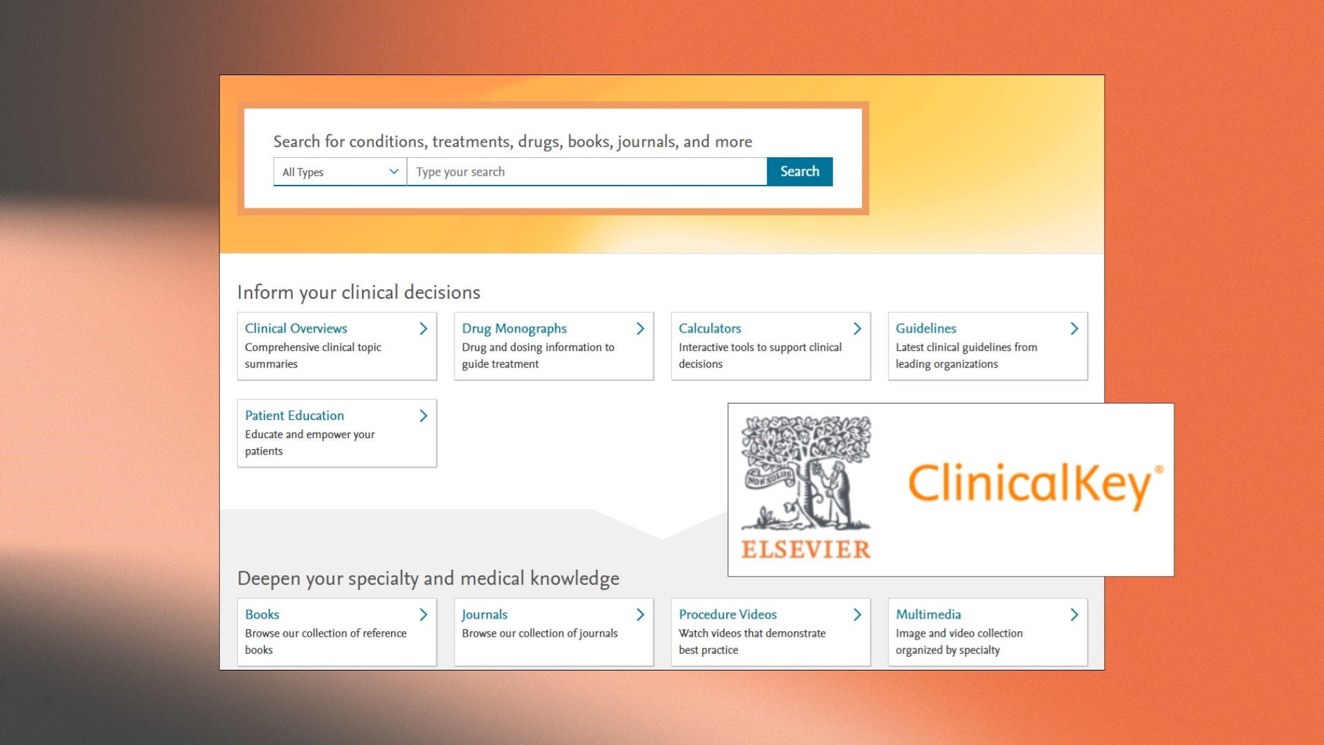 Clinicalkey Learning Homerton - ClinicalKey